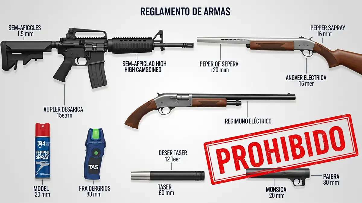 Permiso de Armas: Armas Prohibidas en España - Lista 2025