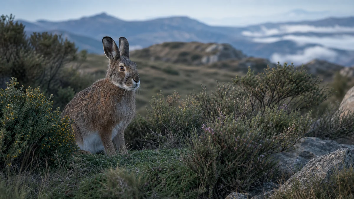 Liebre de piornal - identificación y conservación