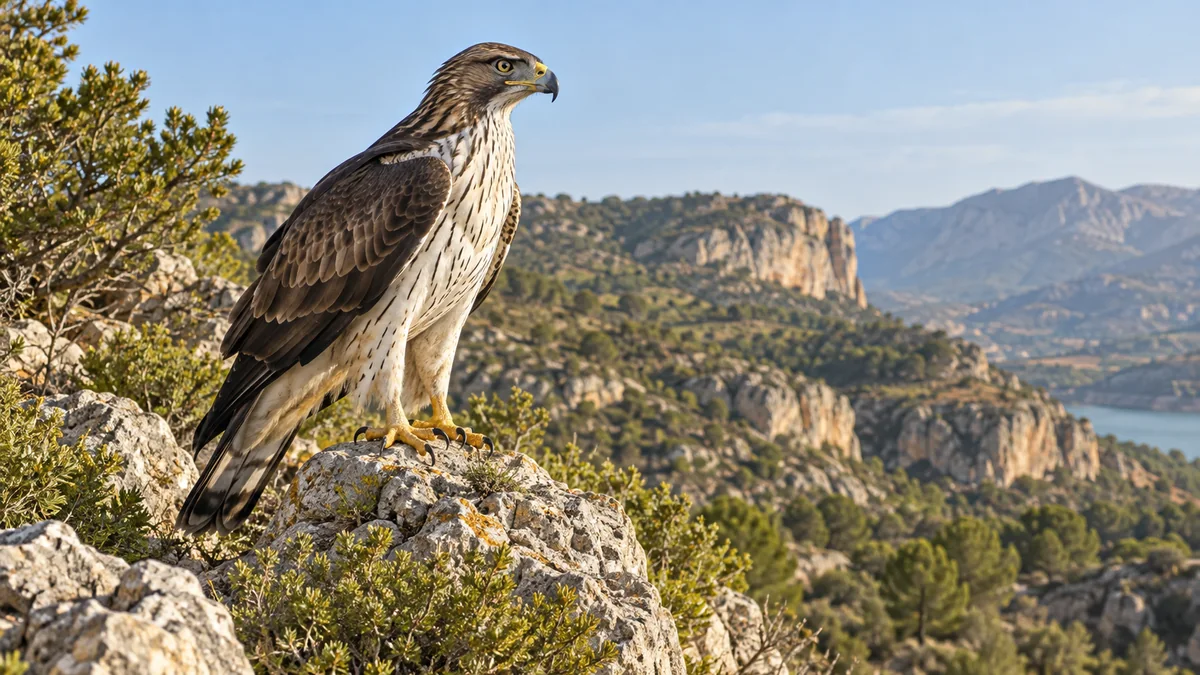 Águila-azor perdicera - identificación y conservación